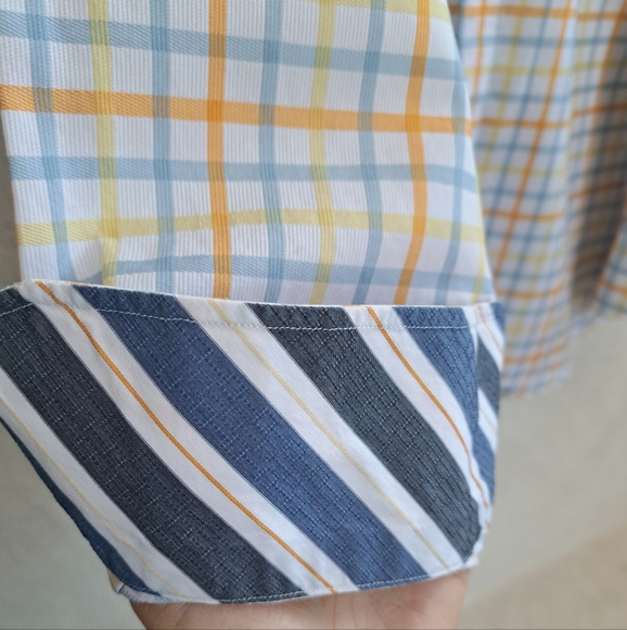 Mens Thomas Dean Button Down Shirt - Picture 4 of 10